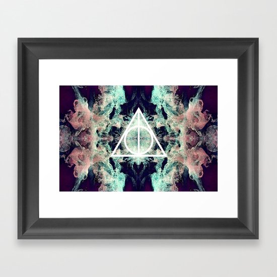 Deathly Hallows Framed Art Print