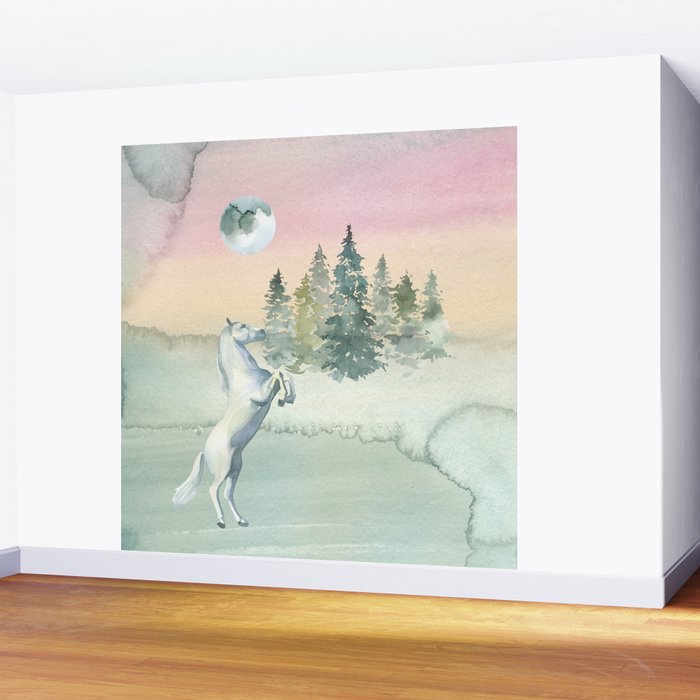Winter wonderland 11 Wall Mural by julianarw | Society6
