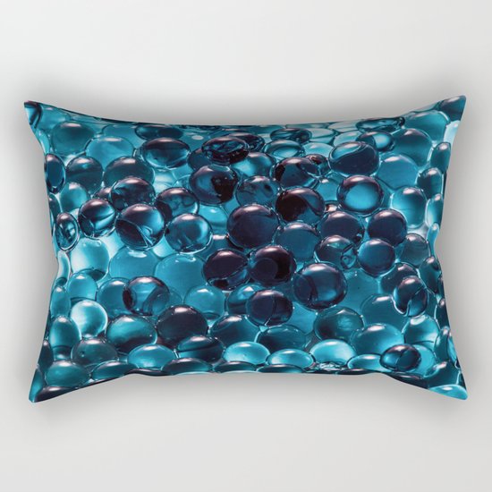 Blue sphere Rectangular Pillow