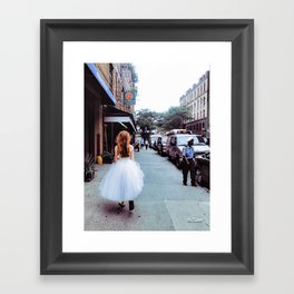 Street Ballet NYC Framed Art Print