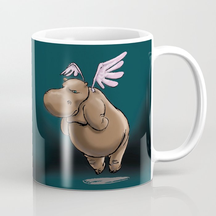 Giving Hippos Wings Coffee Mug