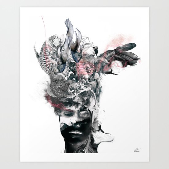 Recept Art Print