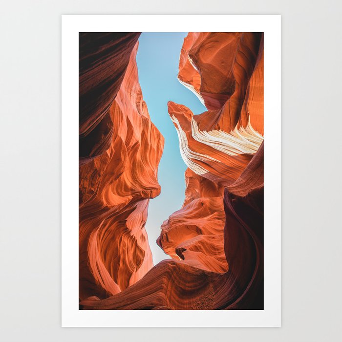 Antelope Canyon in Page Arizona | Desert Nature Photography Art Print