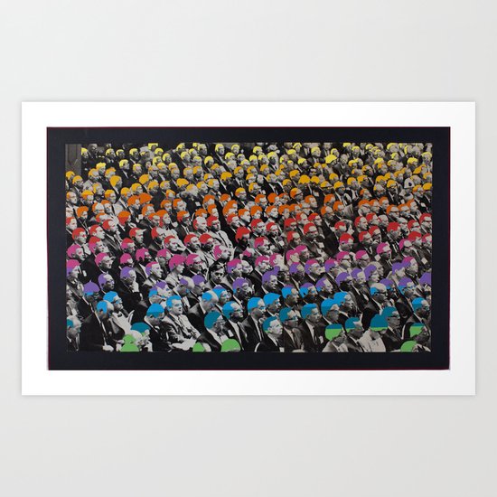 Heads Art Print