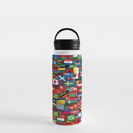 Flags of all countries of the world Water Bottle