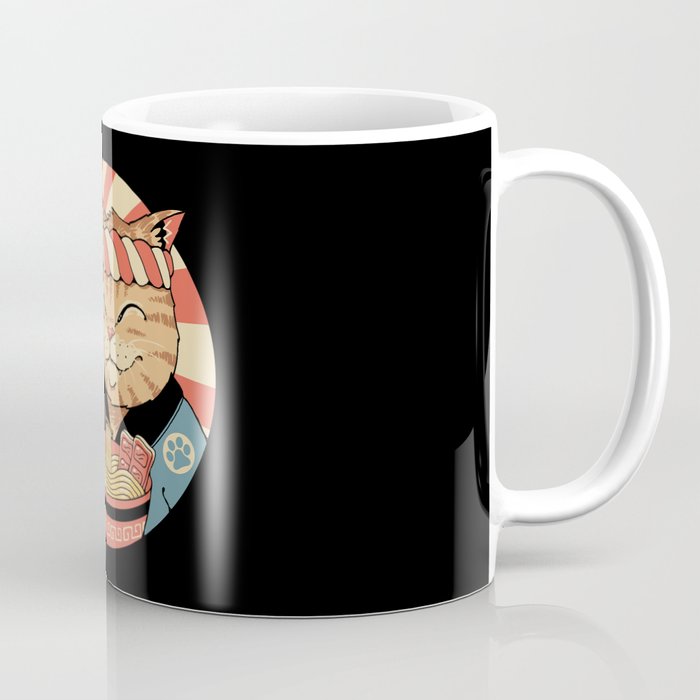 Cat Samurai Ramen Coffee Mug