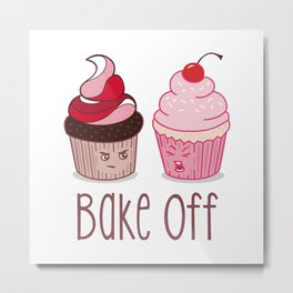 Bake Off Cupcake Wars Metal Print
