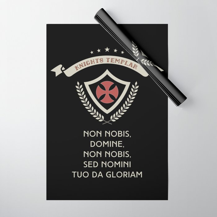 Templar Wrapping Paper