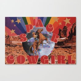 Space Cowgirl Canvas Print