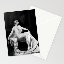 Muriel Finlay, Ziegfeld Follies Jazz Age black and white photograph Stationery Card