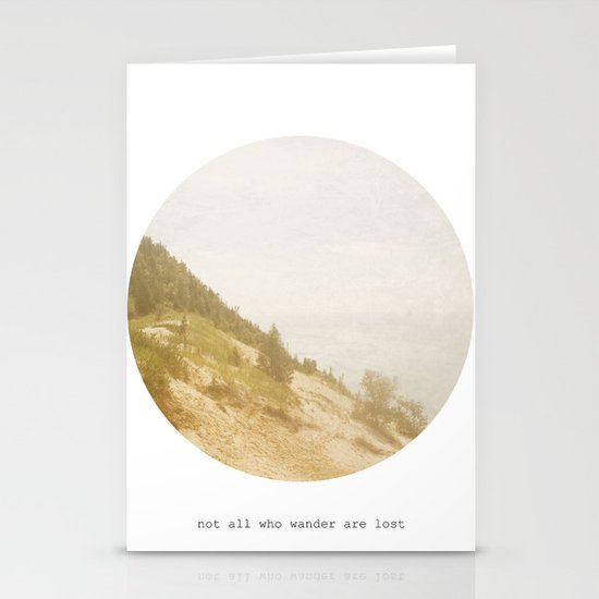 Not All Who Wander Stationery Cards