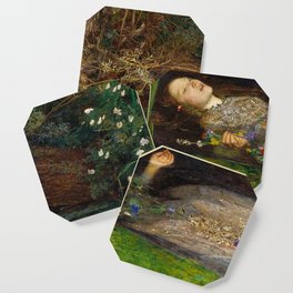 Ophelia, John Everett Millais Coaster