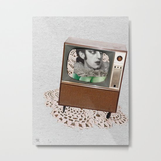 A antirosa atômica Metal Print