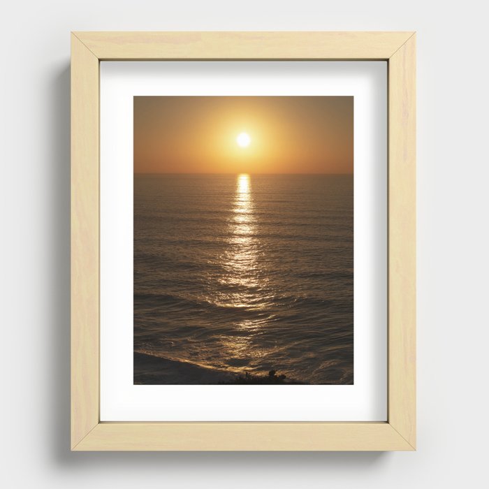 Sunset, Algarve Portugal Recessed Framed Print