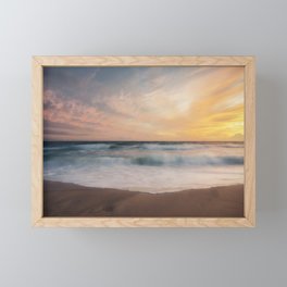 End of Summer at Miacomet Beach Framed Mini Art Print