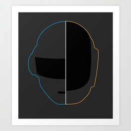 Daft Punk Art Print