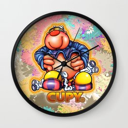 Cupy produccion de arte 2 Wall Clock