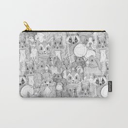 crazy cross stitch critters Carry-All Pouch