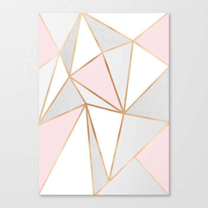 Pink, Grey & Gold Geo Leinwanddruck Pink, Grey & Gold Geo Leinwanddruck