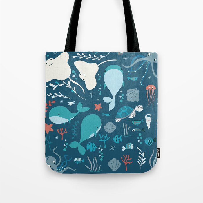 Sea creatures 004 Tote Bag