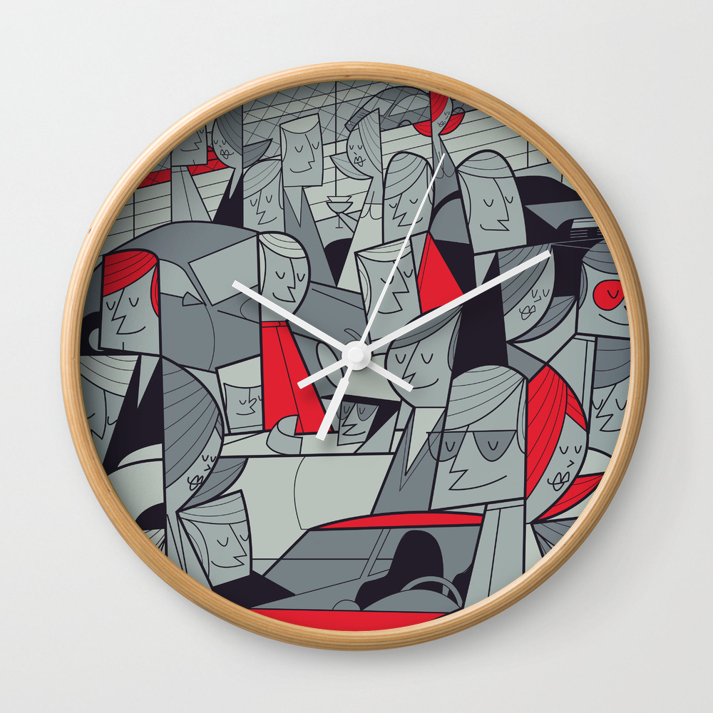 Porsche Racing Wall Clock By Alegiorgini Society6