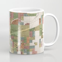 Vintage Map of Spokane WA (1910) Coffee Mug