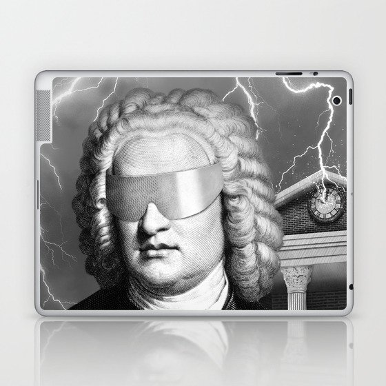 Bach To The Future (New Version) Laptop & iPad Skin