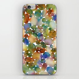 Abstract Iridescent Pebbles iPhone Skin