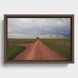 Country Road Framed Canvas