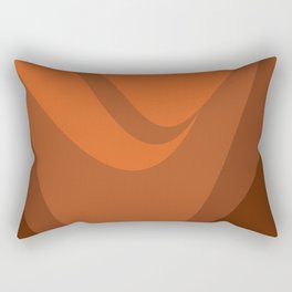 Tangerine valley Rectangular Pillow