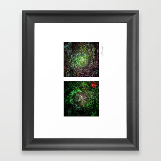 Nature's Twisted Path Framed Art Print