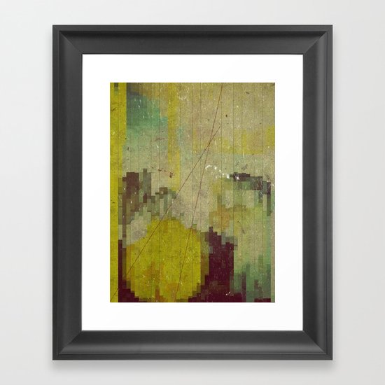 yellow Framed Art Print