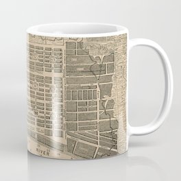 Vintage Map of Savannah Georgia (1818) Mug