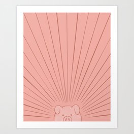 Good Morning Son - Piggy Art Print