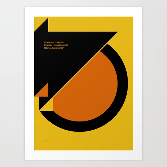 Unlimited Grid poster Art Print