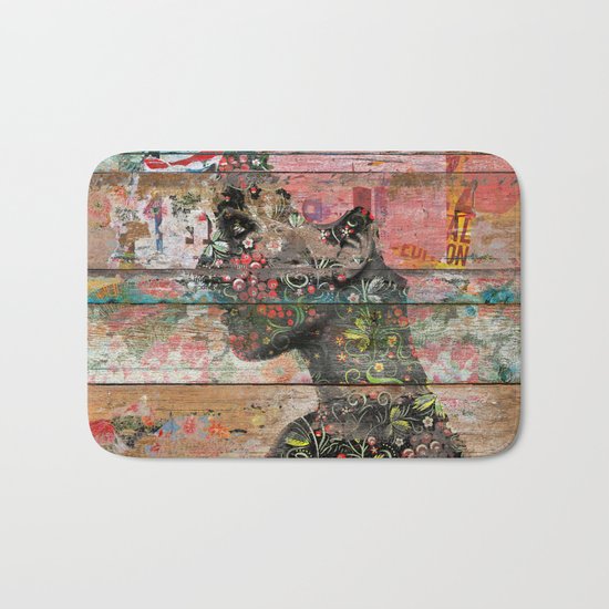 Inner Nature (Profile of Woman) Bath Mat