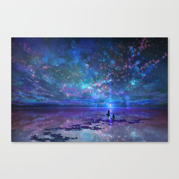 Ocean, Stars, Sky, and You Canvas Print