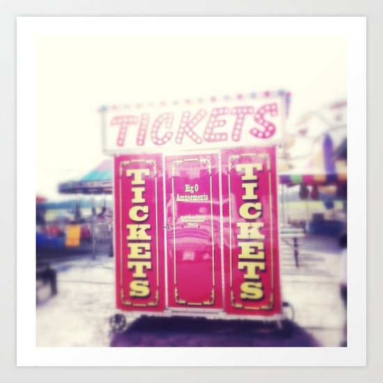 tickets Art Print