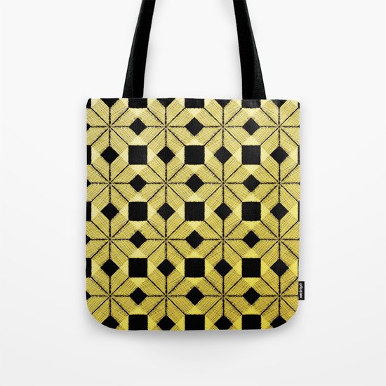 Golden Snow Tote Bag