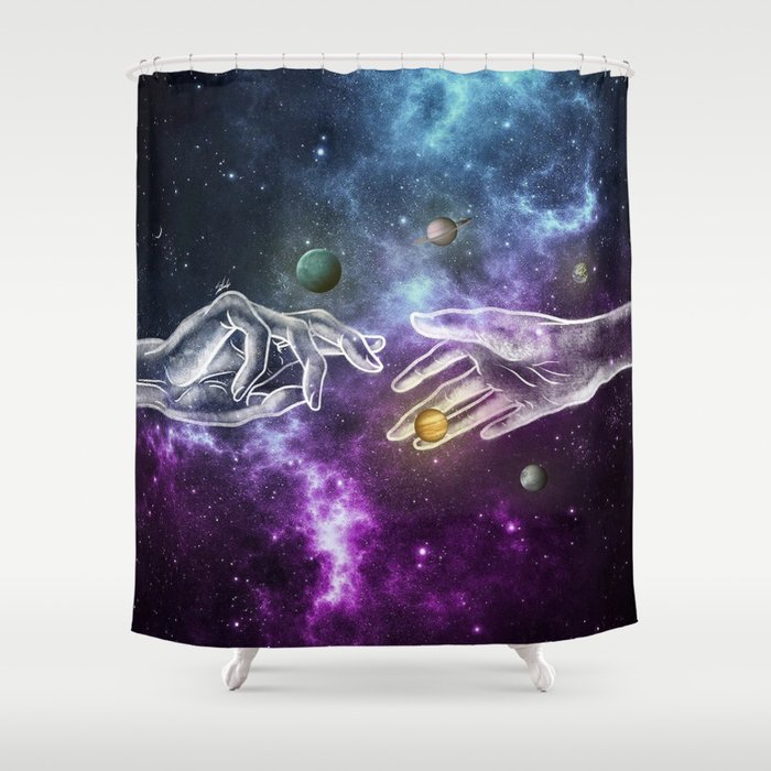 The meeting of souls. Shower Curtain