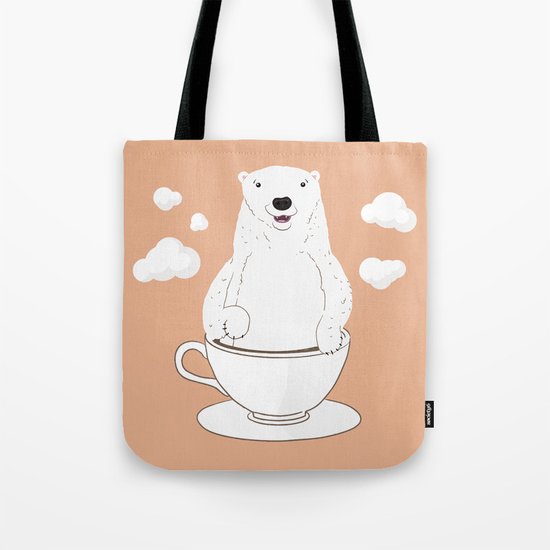 Take a Cup of Bear Tote Bag