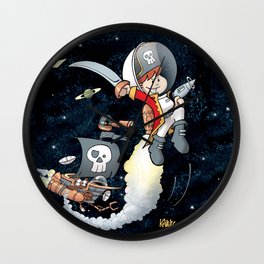 Space Pirate Gilly Wall Clock