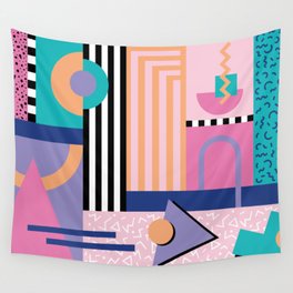 Memphis pattern 84 - 80s / 90s Retro Wall Tapestry