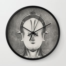 Women With Tiny Faces 07 Wall Clock