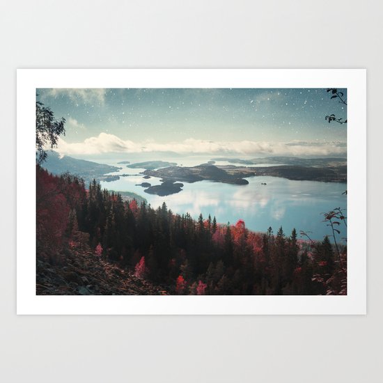 The Fjord Art Print