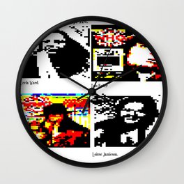 Dr Who. TELETEXT ART. CEEFAX TRIBUTE. TV PAGES. Wall Clock