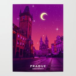Prague City Poster