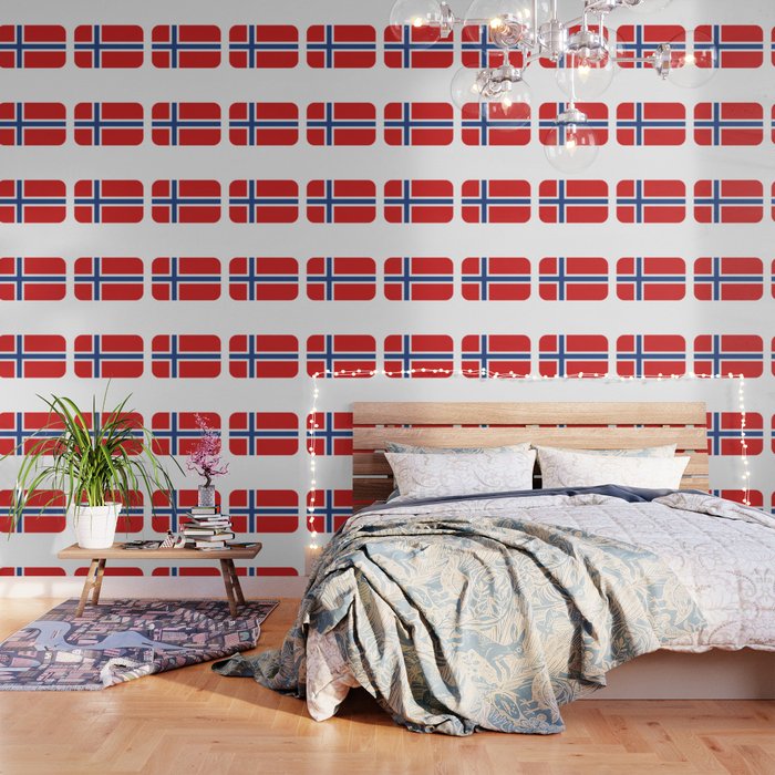 Norway Flag Wallpaper By Mark1987 Society6