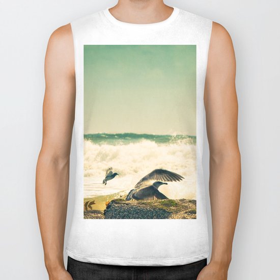 Under My Wing Biker Tank