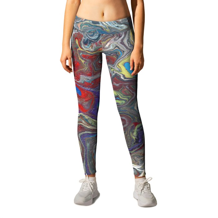 Abstract Oil Painting 28 Leggings
